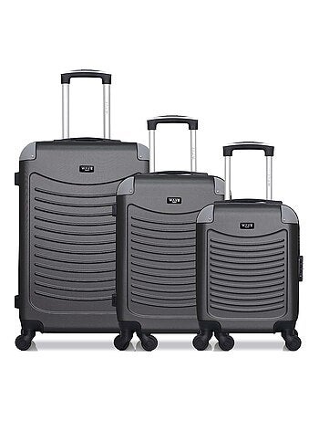 WAVE PARIS - Lot de 3 - Valise Weekend, valise cabine et valise cabine XXS CONGO