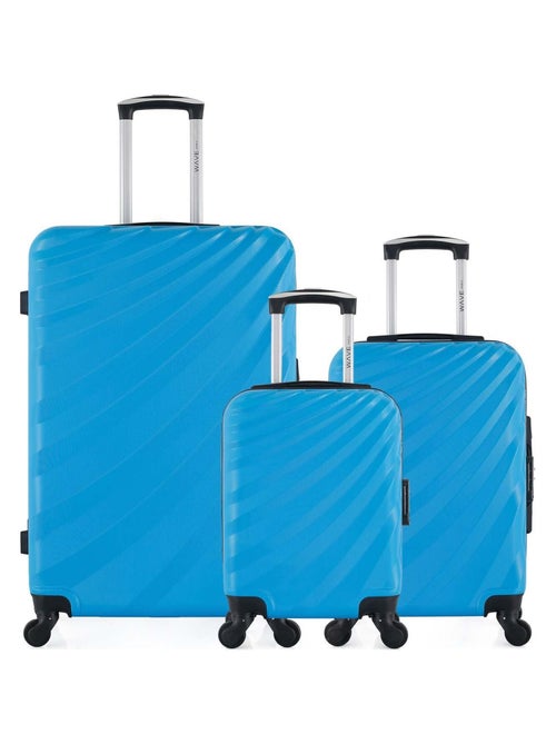 WAVE PARIS - LOT DE 3 - Valises grand format, cabine et cabine XXS DANUBE - Kiabi