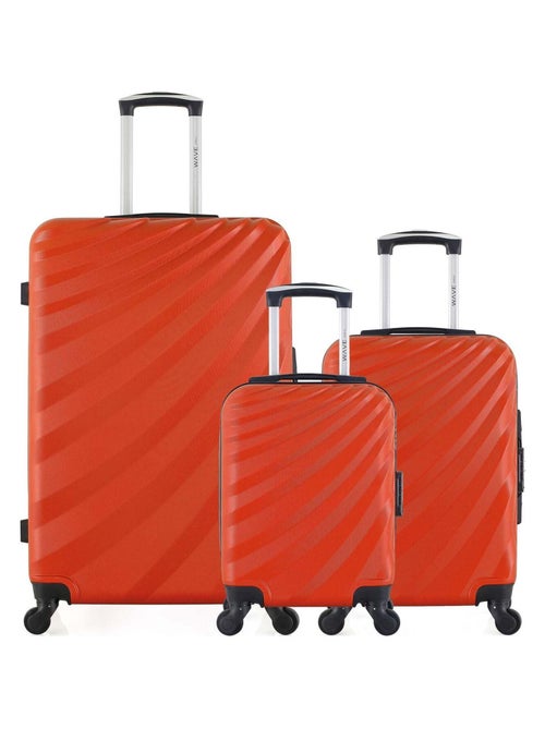 WAVE PARIS - LOT DE 3 - Valises grand format, cabine et cabine XXS DANUBE - Kiabi