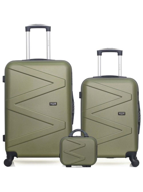 WAVE PARIS - Lot de 3 - Valises weekend, cabine et vanity AMAZONE - Kiabi