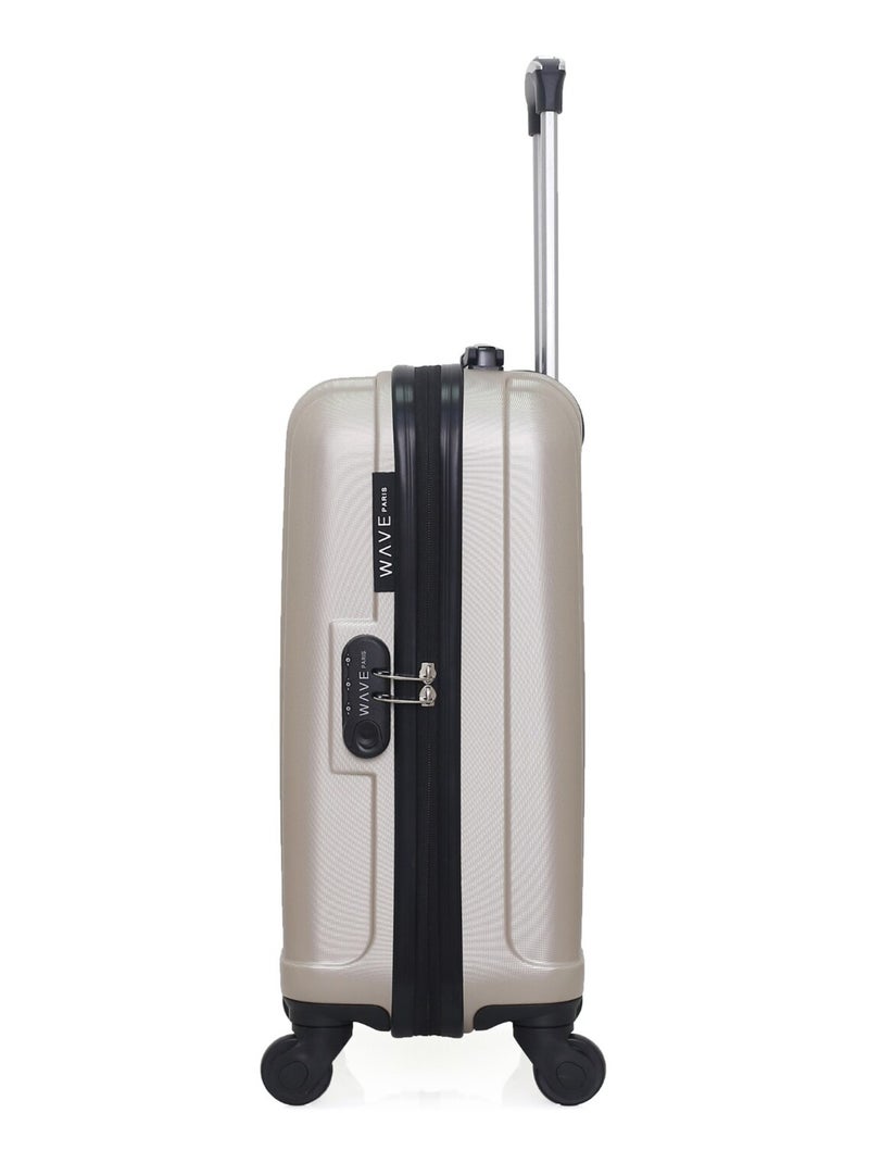 WAVE PARIS - Set de 2 Valises VOLGA-H Beige - Kiabi