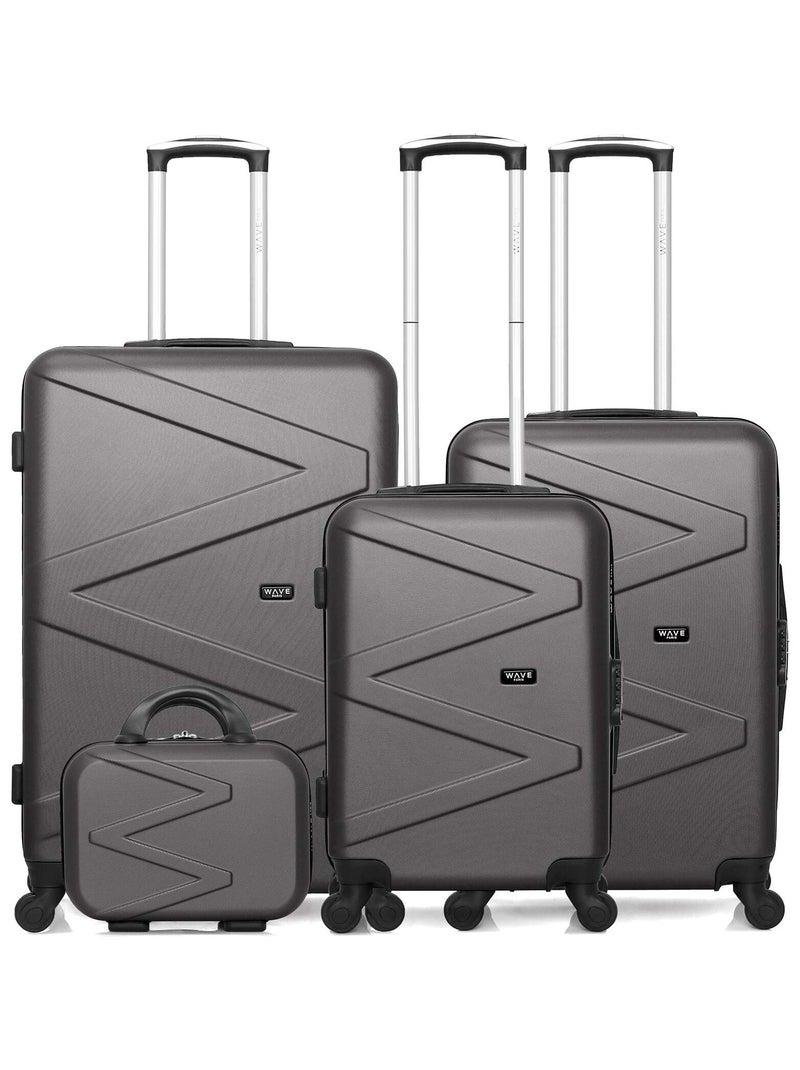 WAVE PARIS - SET DE 4 ABS AMAZONE-C 4 Roues Gris foncé - Kiabi