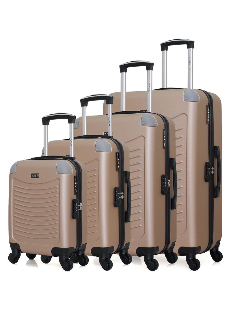 WAVE PARIS - SET DE 4 ABS CONGO-M 4 roues Beige - Kiabi