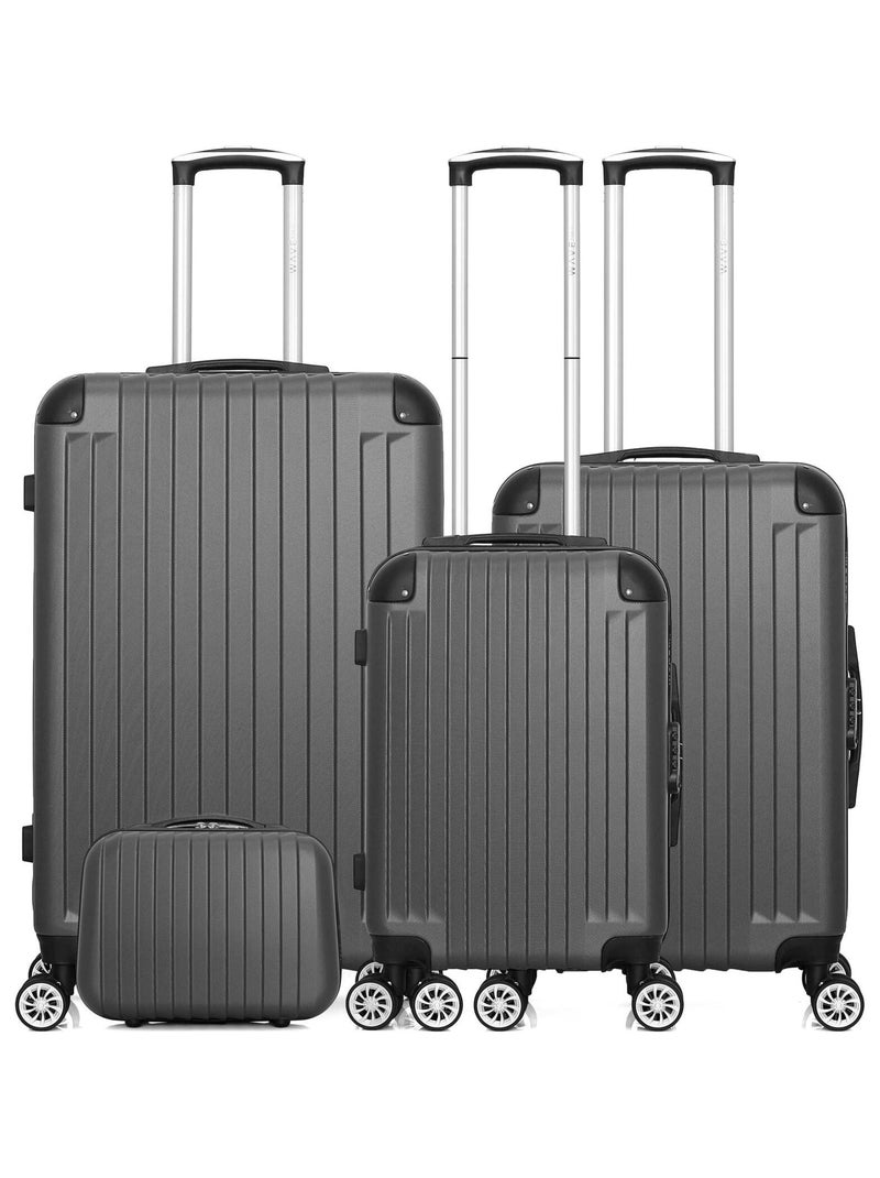 WAVE PARIS - SET DE 4 ABS TAGE-C 4 Roues Gris foncé - Kiabi
