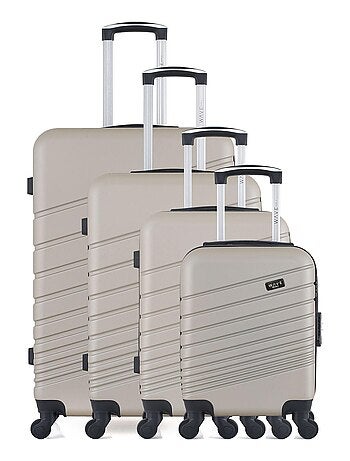 Valises Et Sets De Valises Rigides Beige Kiabi