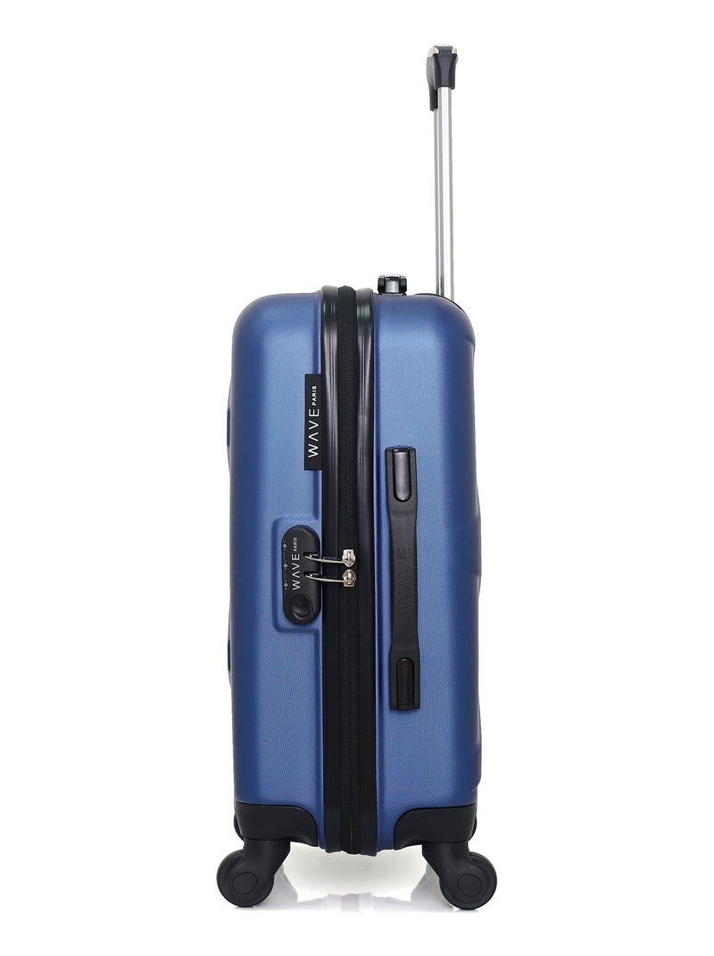 WAVE PARIS - Valise Cabine AMAZONE Bleu Bleu marine - Kiabi