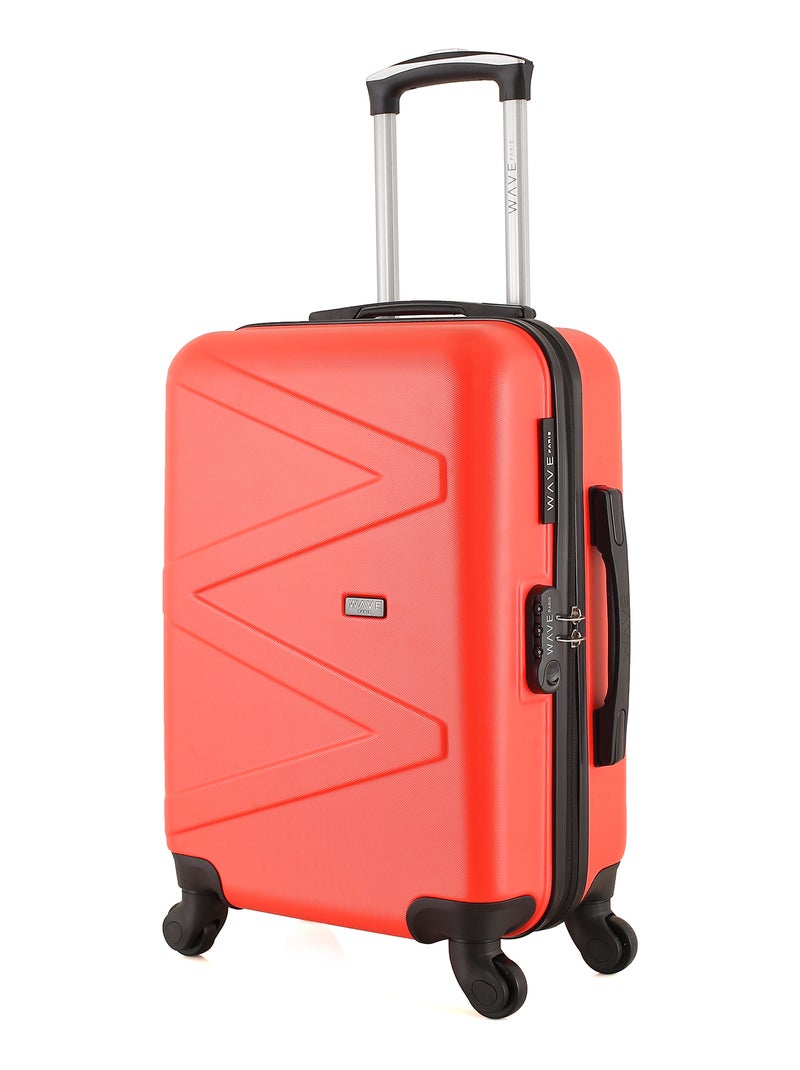 WAVE PARIS - Valise Cabine AMAZONE Corail - Kiabi