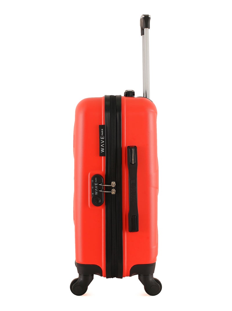 WAVE PARIS - Valise Cabine AMAZONE Corail - Kiabi