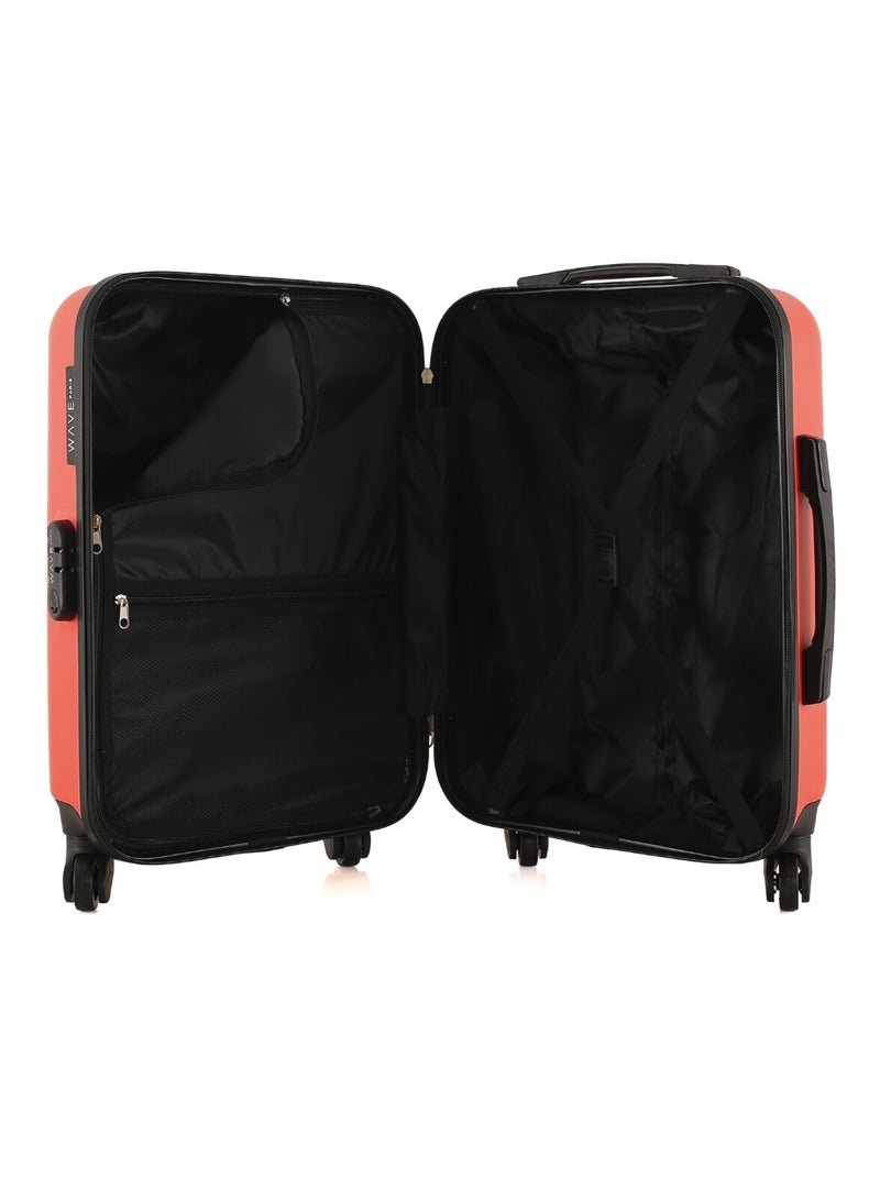 WAVE PARIS - Valise Cabine AMAZONE Corail - Kiabi