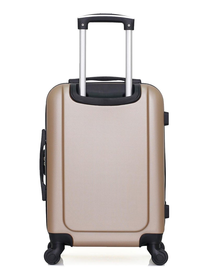 WAVE PARIS - Valise Cabine CONGO Beige - Kiabi