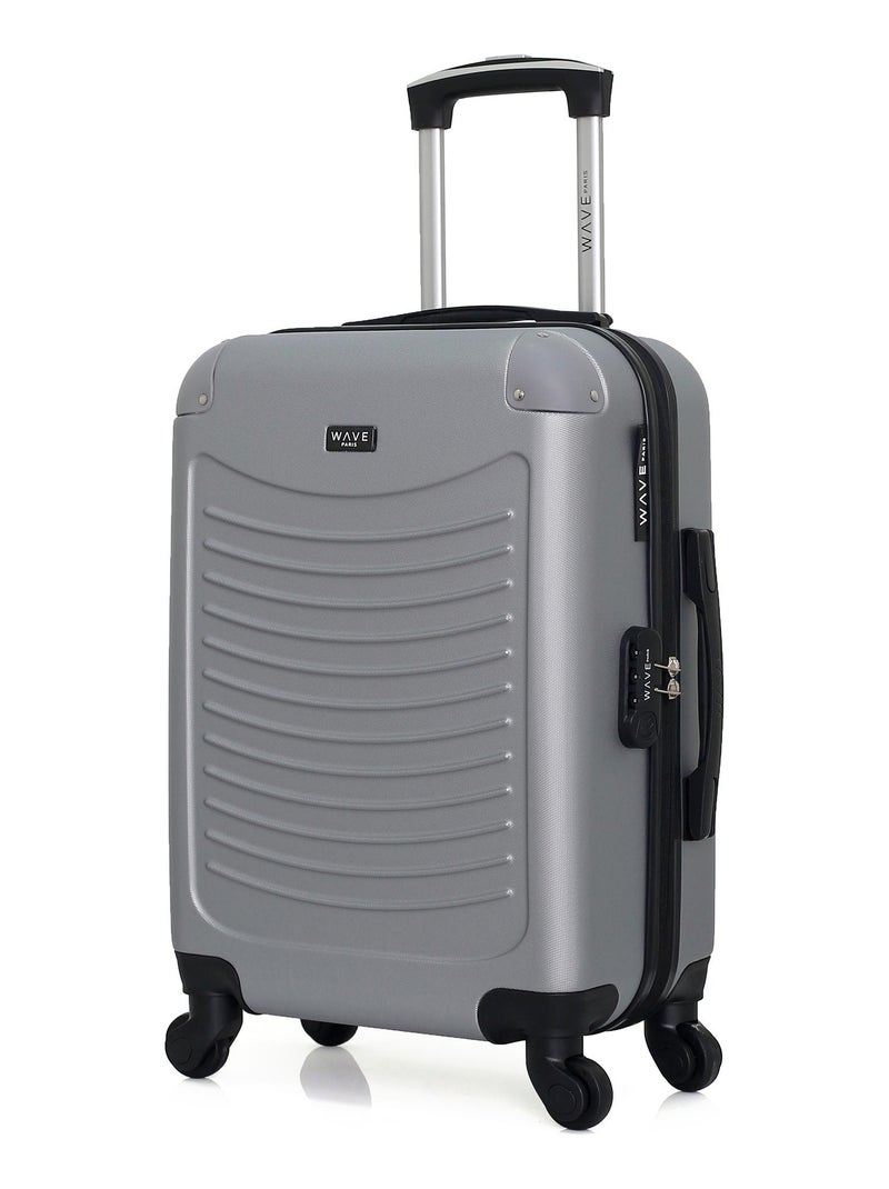 WAVE PARIS - Valise Cabine CONGO Gris - Kiabi