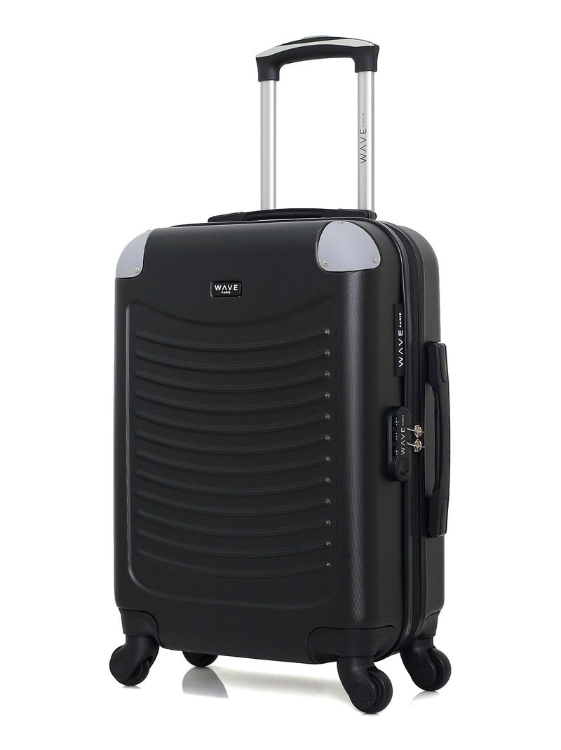 WAVE PARIS - Valise Cabine CONGO Noir - Kiabi