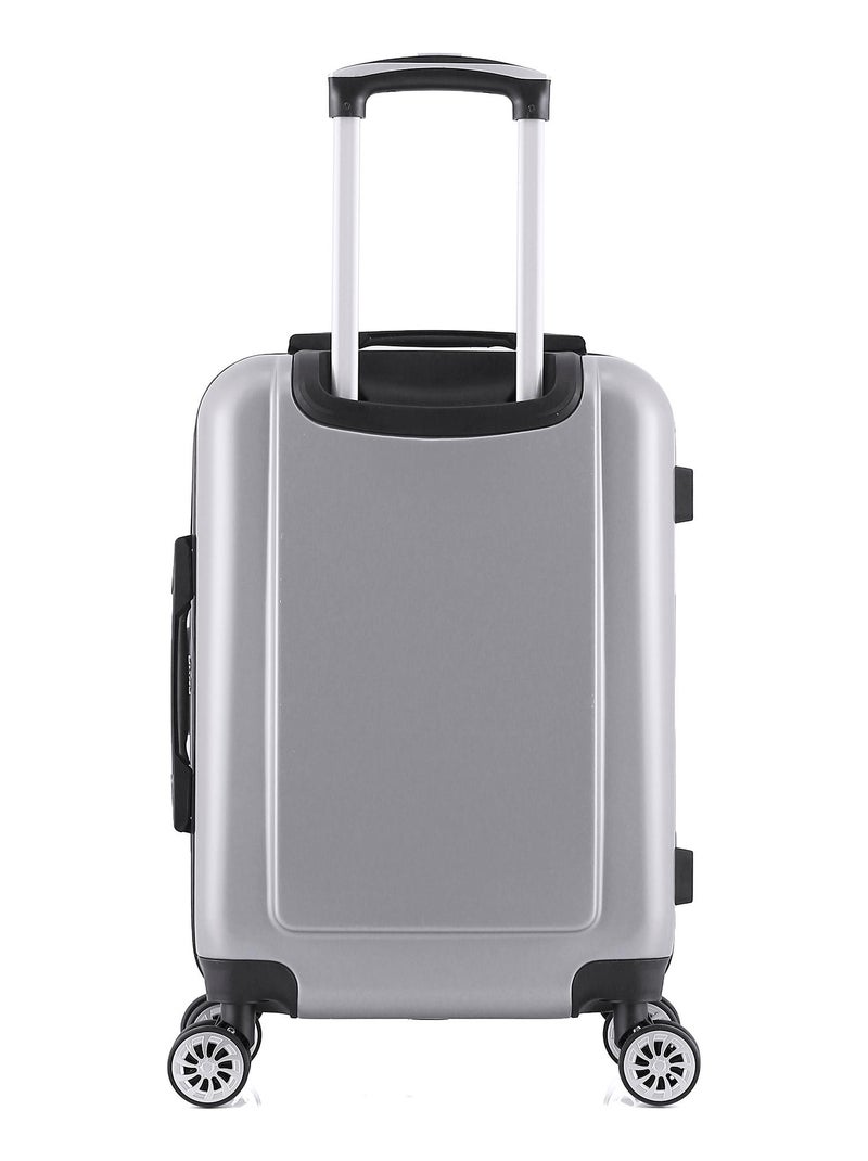 WAVE PARIS - Valise Cabine DENALI 55 cm 4 Roues Gris - Kiabi