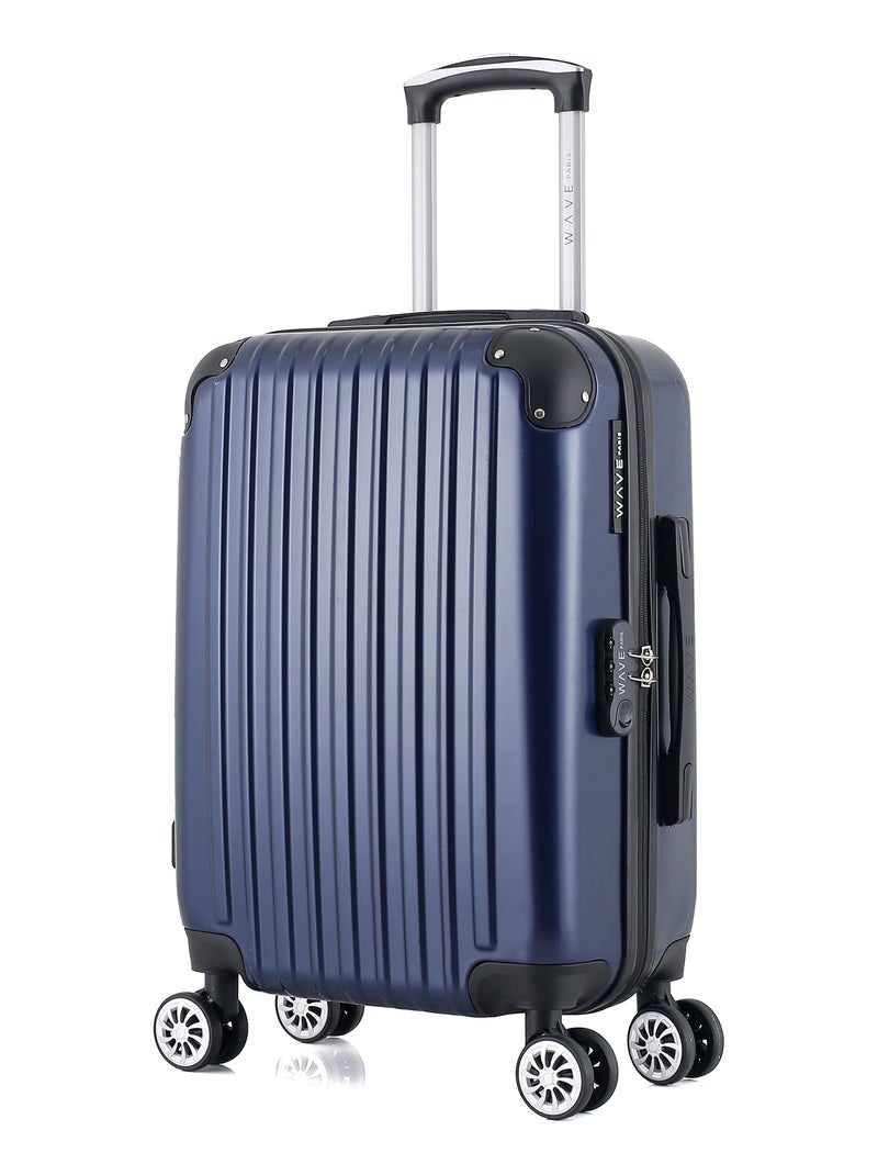 WAVE PARIS - Valise Cabine DENALI Bleu Bleu marine - Kiabi