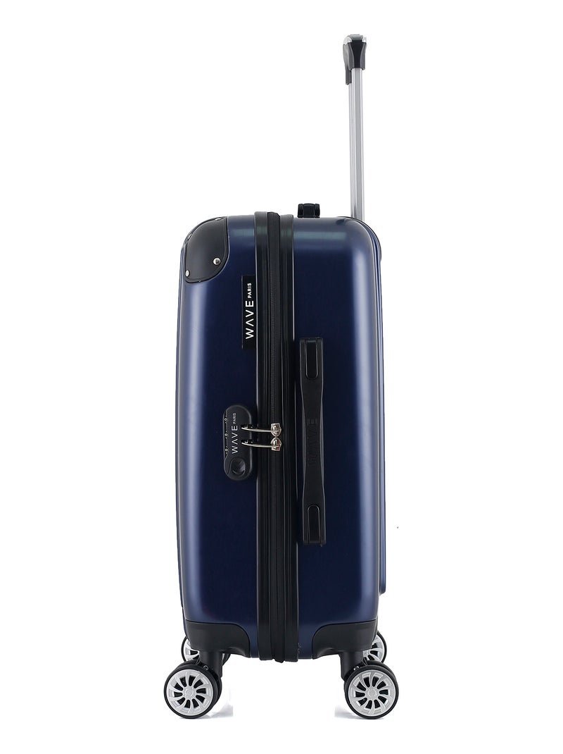 WAVE PARIS - Valise Cabine DENALI Bleu Bleu marine - Kiabi