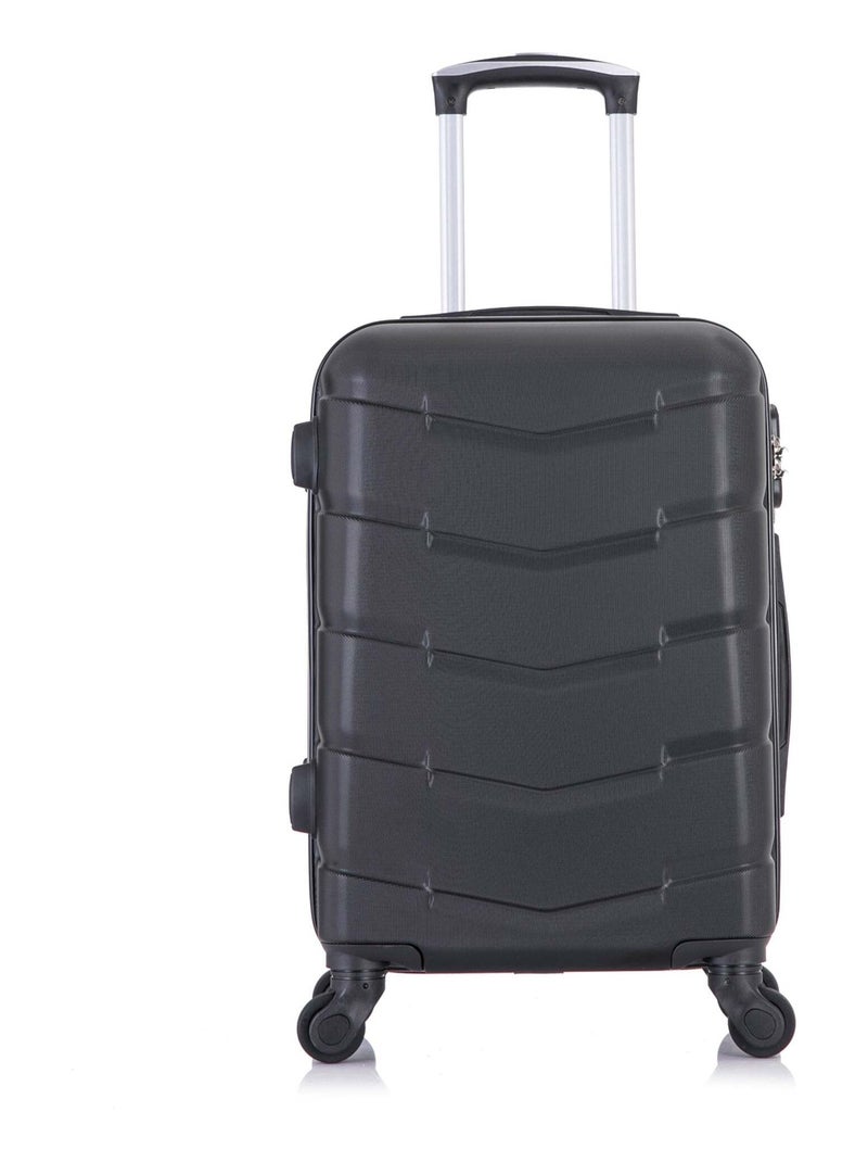 WAVE PARIS - Valise Cabine PICASSO 55 cm 4 Roues Noir - Kiabi