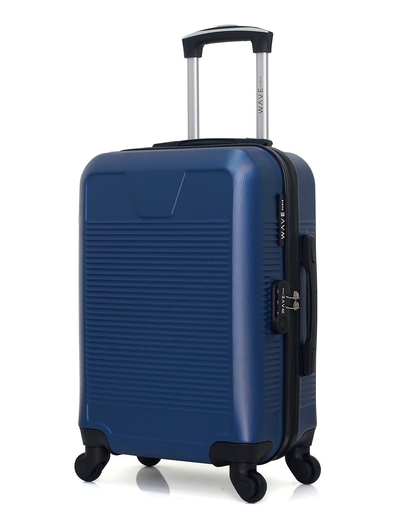 WAVE PARIS - Valise Cabine SELENGA Bleu Bleu marine - Kiabi