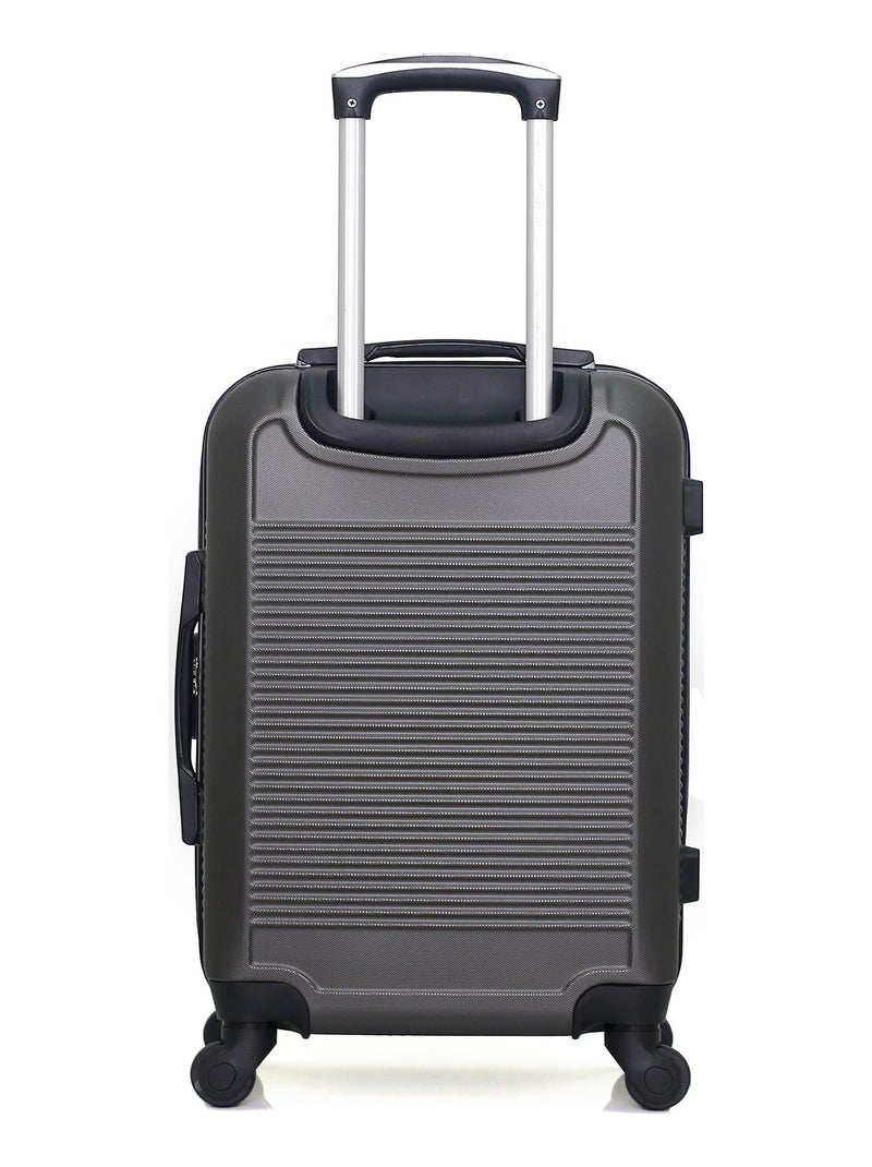 WAVE PARIS - Valise Cabine SELENGA Gris foncé - Kiabi