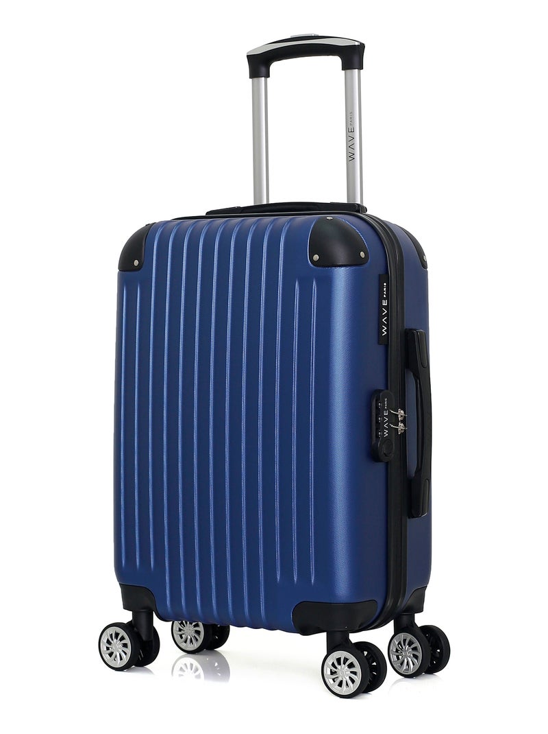 WAVE PARIS - Valise Cabine TAGE Bleu Bleu marine - Kiabi