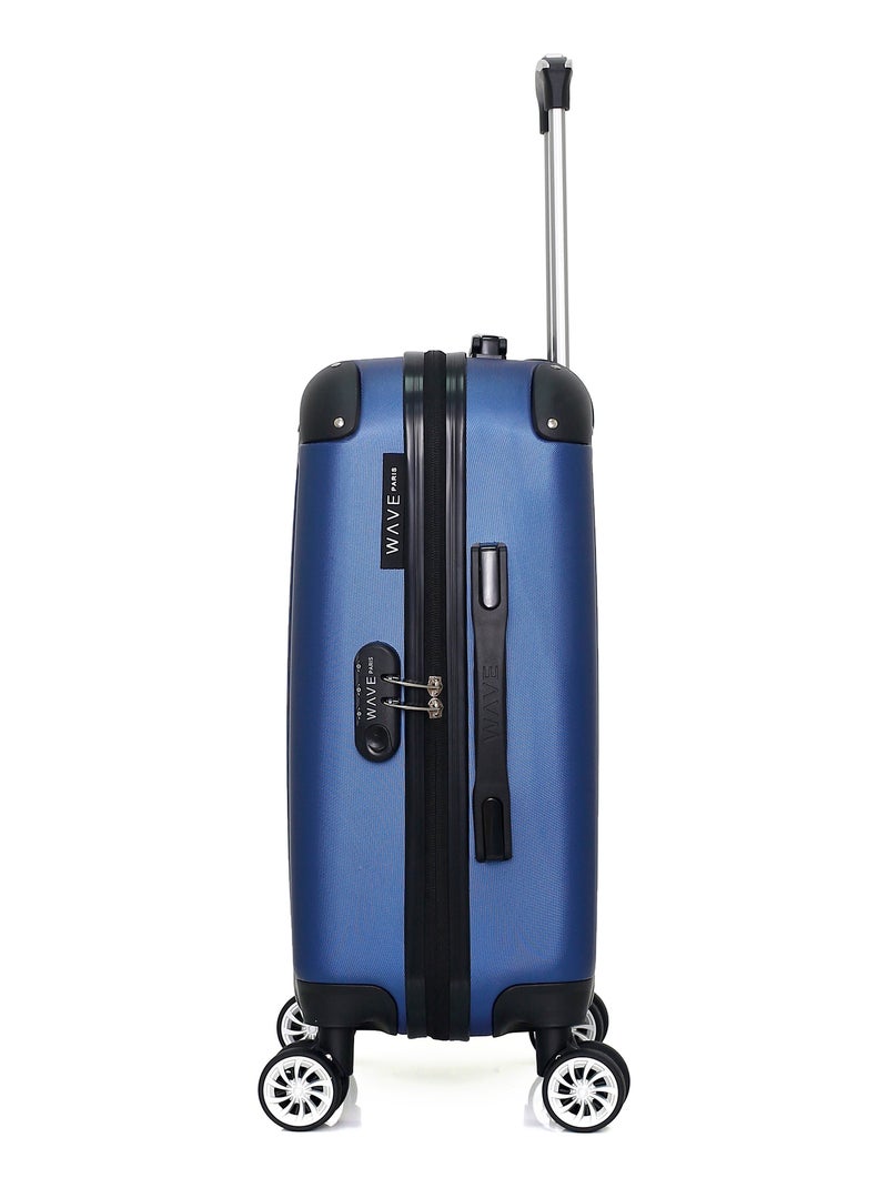 WAVE PARIS - Valise Cabine TAGE Bleu Bleu marine - Kiabi