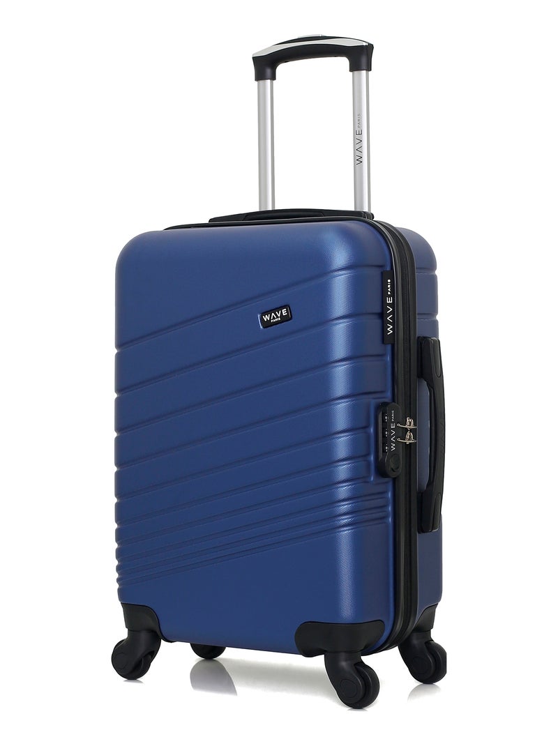 WAVE PARIS - Valise Cabine TIGRE Bleu Bleu marine - Kiabi
