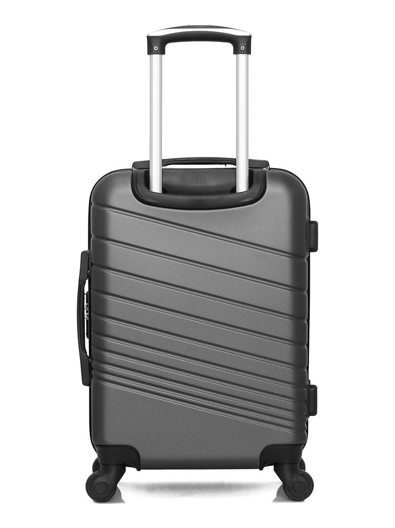 WAVE PARIS - Valise Cabine TIGRE Gris foncé - Kiabi