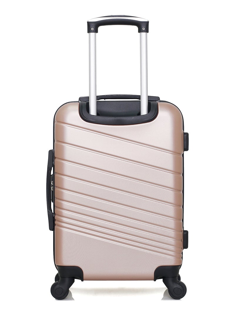 WAVE PARIS - Valise Cabine TIGRE Rose Métal - Kiabi