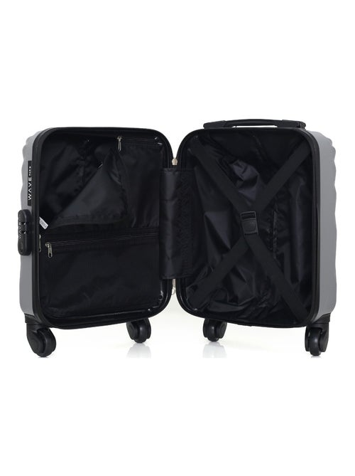 WAVE PARIS - Valise Cabine XXS DANUBE 46 cm 4 Roues - Kiabi