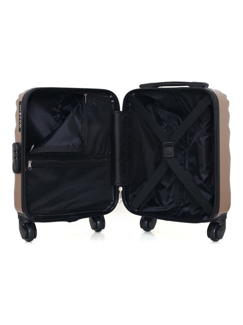WAVE PARIS - Valise Cabine XXS DANUBE 46 cm 4 Roues - Kiabi