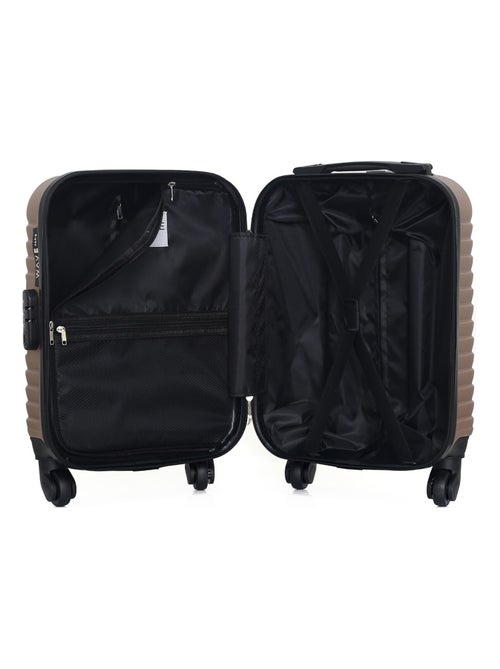 WAVE PARIS - Valise Cabine XXS LENA 46 cm 4 Roues - Kiabi