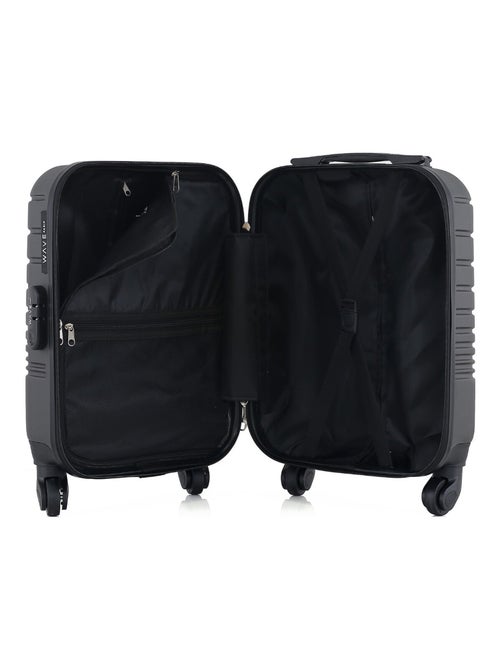 WAVE PARIS - Valise Cabine XXS TIGRE 46 cm 4 Roues - Kiabi