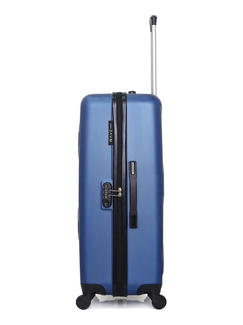 Grande Valise John Lewis Vienne – 76 Cm – Marine – 4 Roues – Légère
