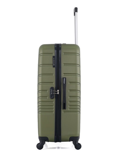 WAVE PARIS - Valise Grand Format ABS TIGRE 4 Roues 75 cm - Kiabi