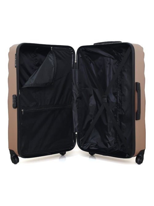 WAVE PARIS - Valise Grand Format DANUBE 75 cm 4 Roues - Kiabi