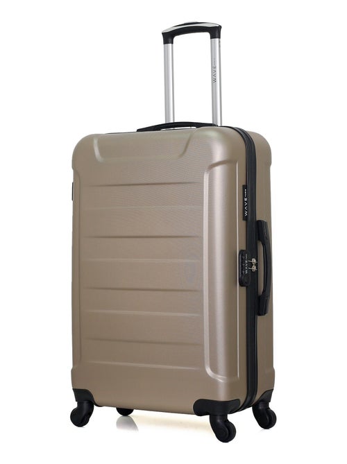 WAVE PARIS - Valise Grand Format ELBE-A 70 cm 4 Roues - Kiabi