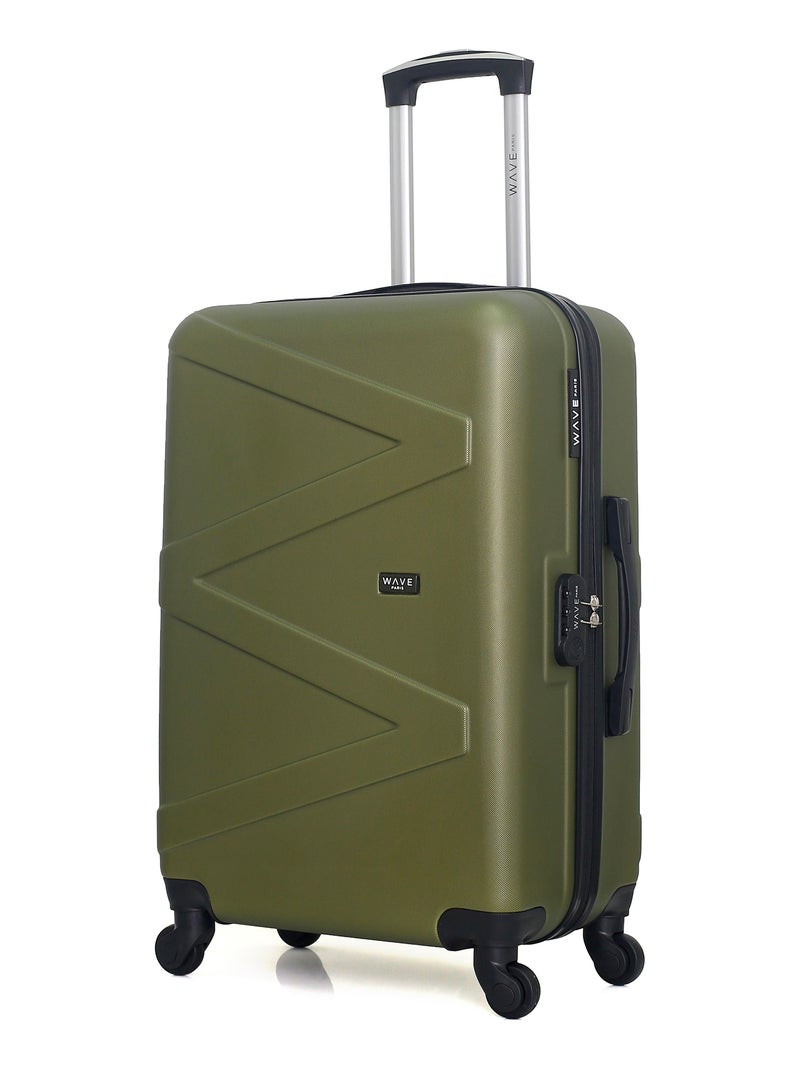 WAVE PARIS - Valise Moyenne AMAZONE Kaki - Kiabi