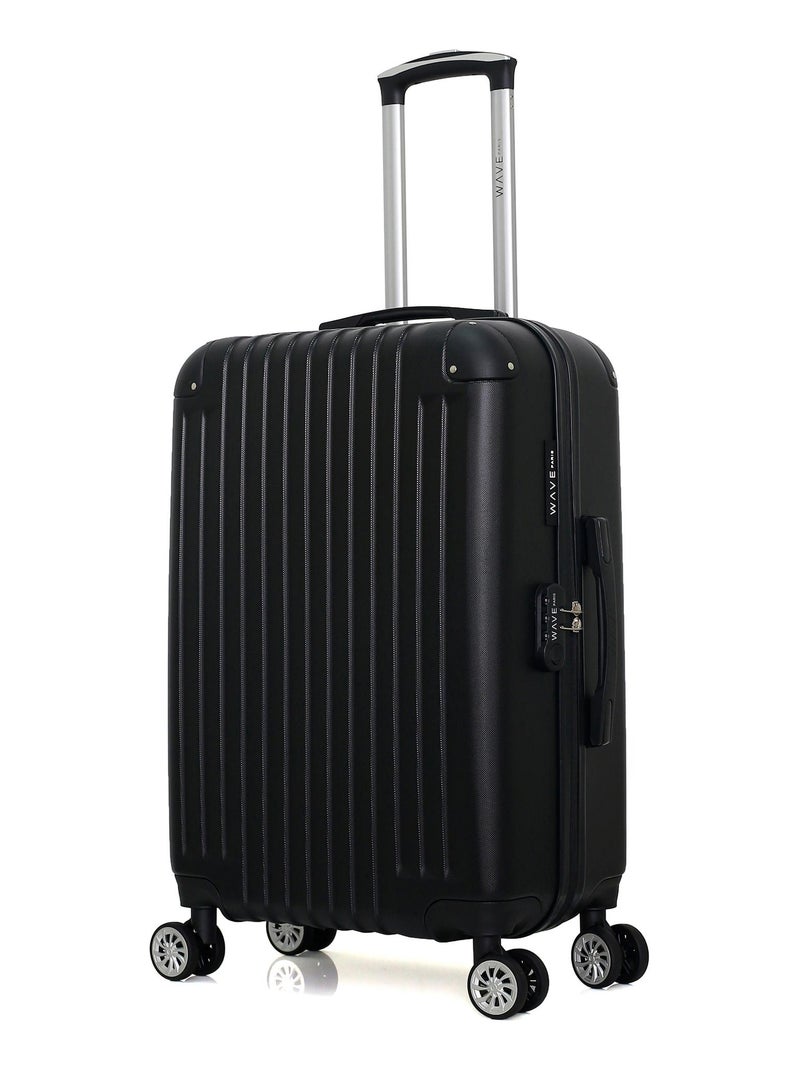 WAVE PARIS - Valise Moyenne TAGE Noir - Kiabi