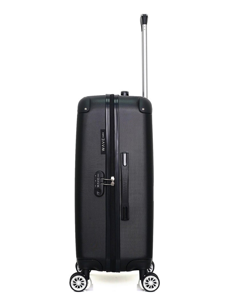 WAVE PARIS - Valise Moyenne TAGE Noir - Kiabi