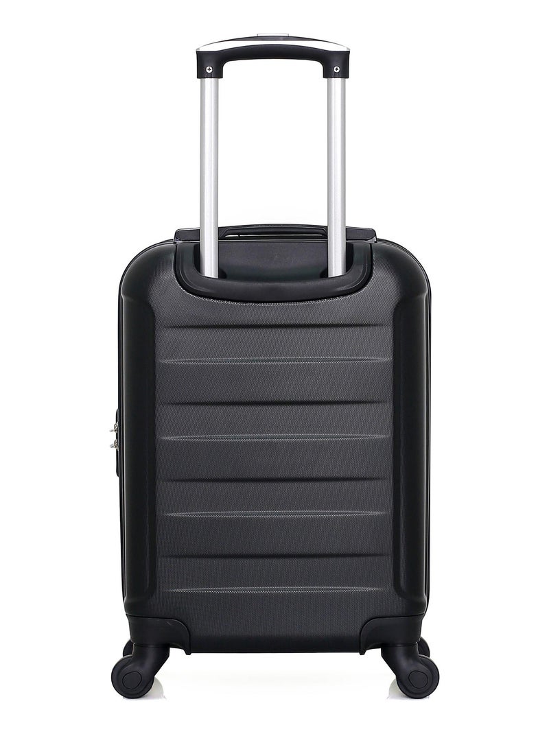 WAVE PARIS - Valise Petite Cabine ELBE-E Noir - Kiabi