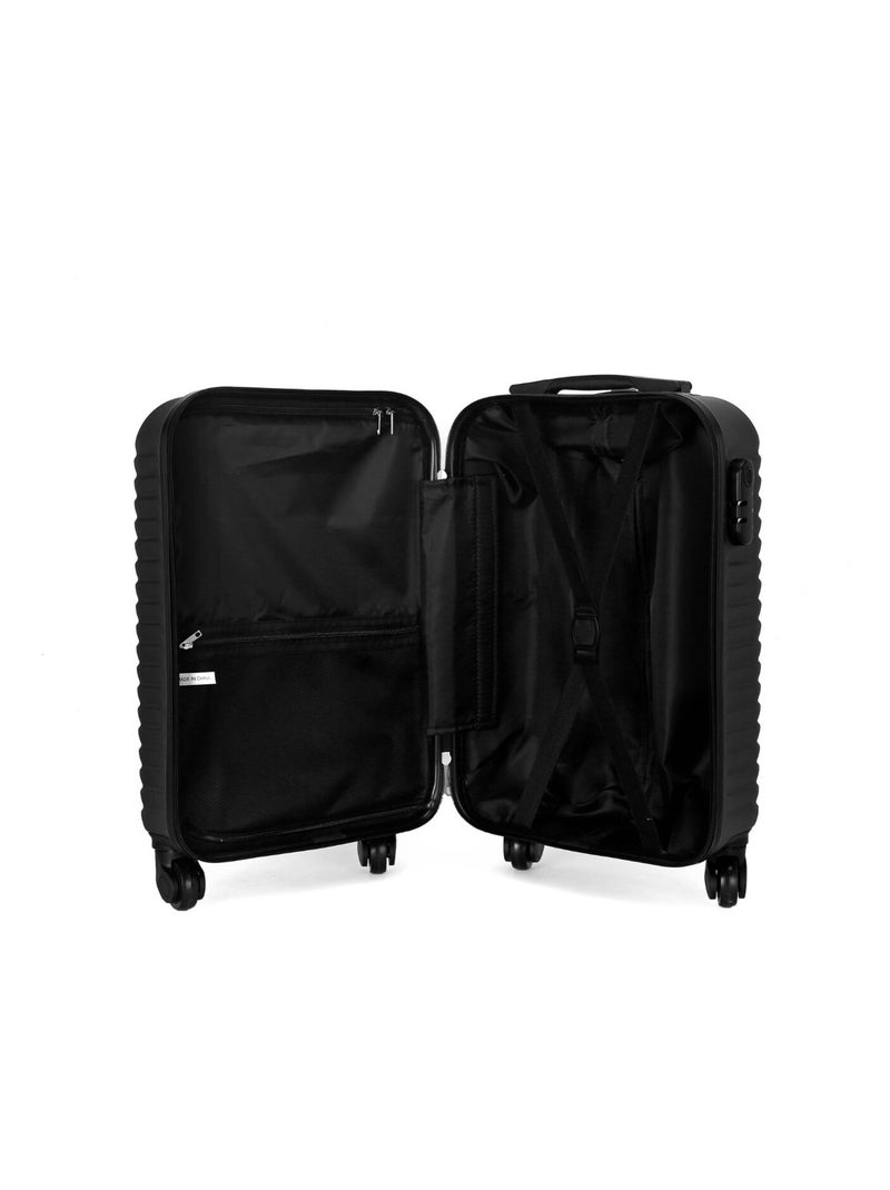 WAVE PARIS - Valise Petite Cabine LENA-E Noir - Kiabi