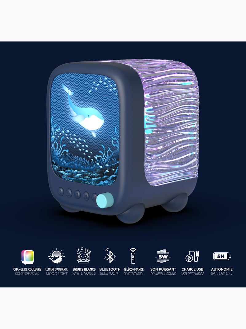 Wavy Light – Abyss | Lampe d’ambiance effet océan profond Bleu - Kiabi