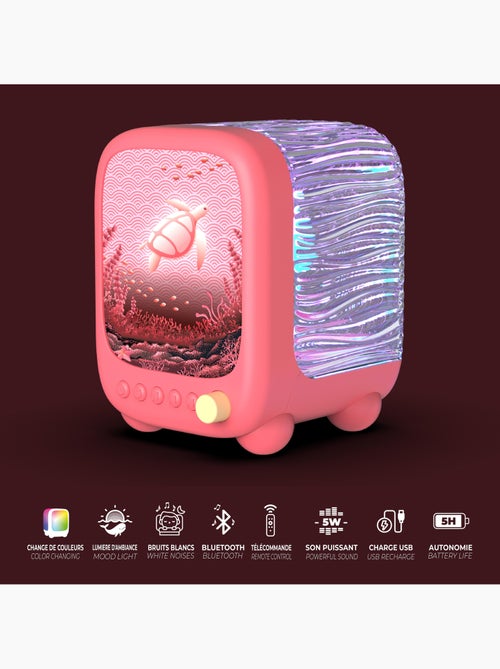 Wavy Light coral – Lampe d’ambiance effet océan - Kiabi