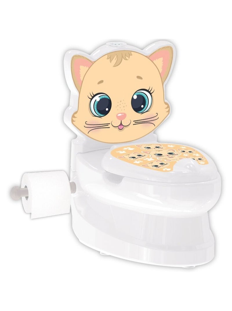 WC Potty éducatif chat Blanc - Kiabi