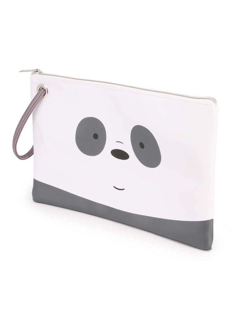 We Bare Bears Ours Pour Un et Un Pour T'Ours Panda Trousse de Toilette de Plage Sunny, Blanc Blanc - Kiabi