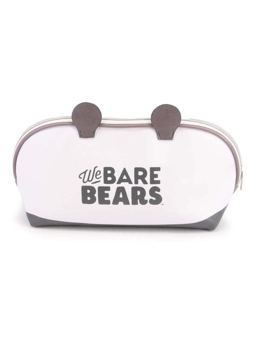We Bare Bears Ours Pour Un et Un Pour T'Ours Panda Trousse de Toilette Jelly, Blanc - Kiabi