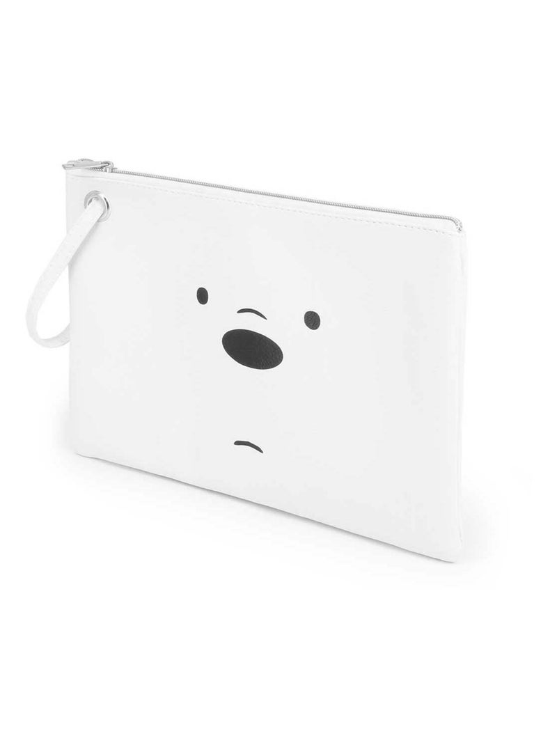 We Bare Bears Ours Pour Un et Un Pour T'Ours Polaire Trousse de Toilette de Plage Sunny, Blanc Blanc - Kiabi