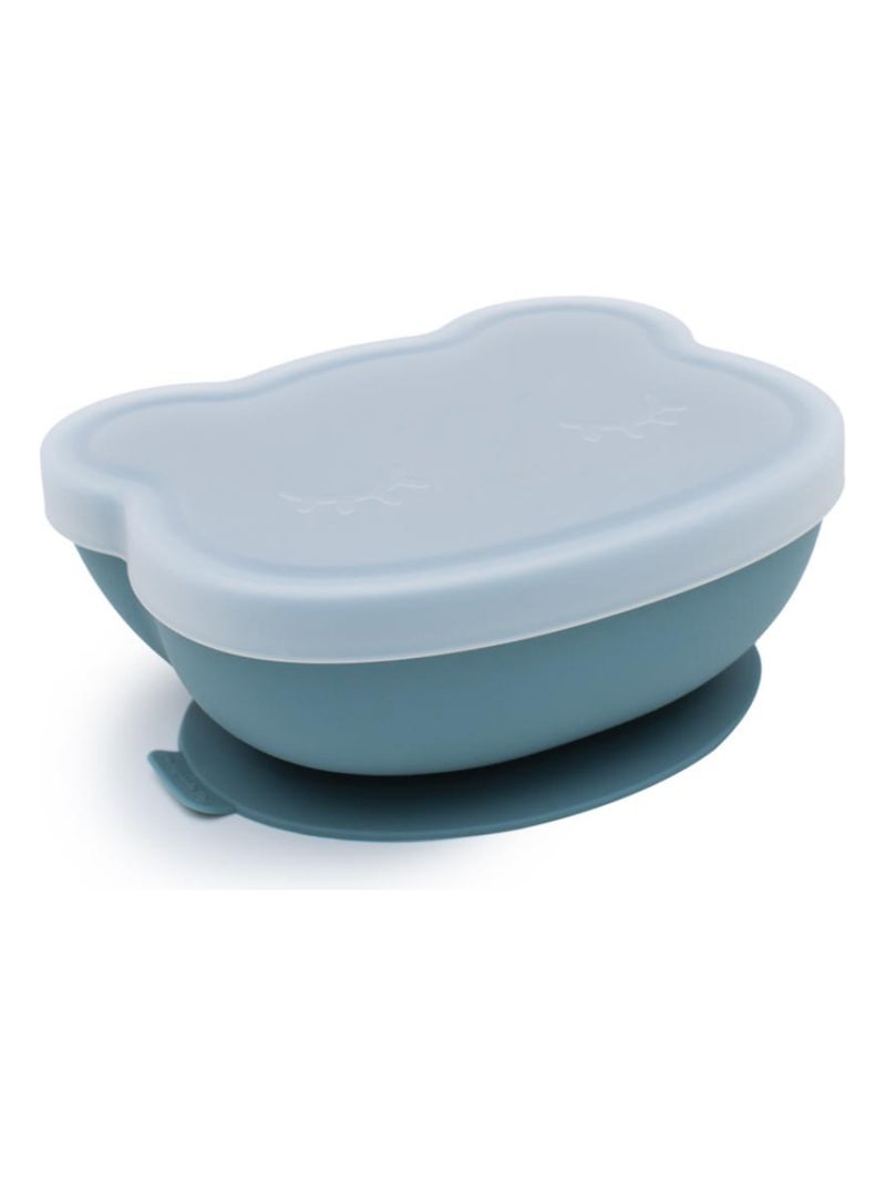 Set De 2 Bols à Ventouse Pour Bébé - Silicone Alimentaire Sans BPA, Anti-renversement, Fabriqué En Italie, Lavable Au Lave-vaisselle