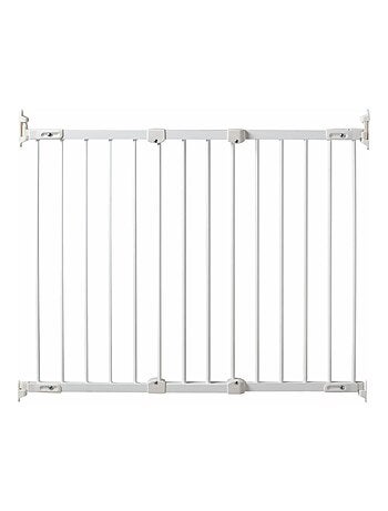 WEBABY - Barrière de sécurité bébé en acier Blanc 108 x 4 x 75 cm NONO