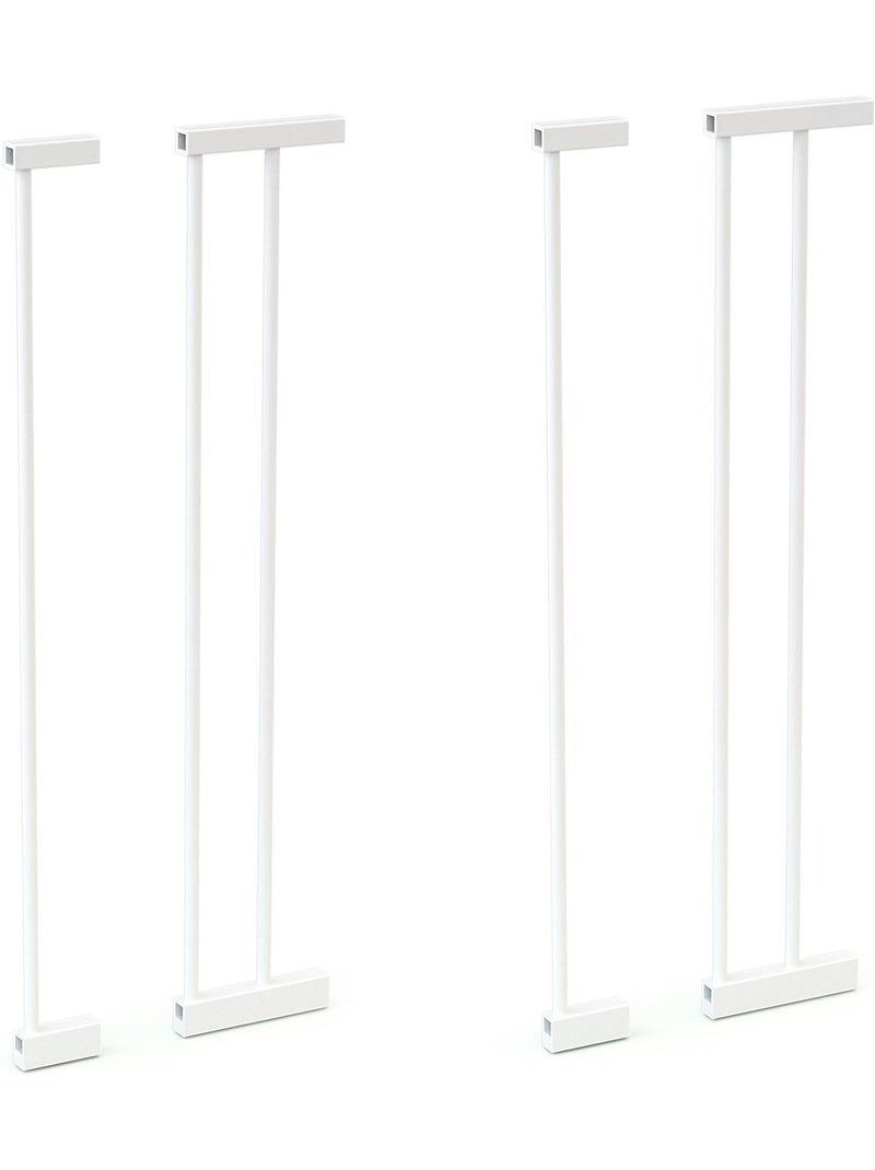 Webaby - barrière de sécurité bébé en acier blanc mobi avec 2 extensions Blanc - Kiabi