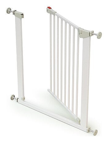 WEBABY - Barrière de sécurité bébé en acier Blanc MOBI